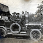 Franklin Parker Wells in Automobile, before 1913, #0182, Furst Family Archives.