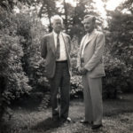 Harry Blomberg and his son Edward