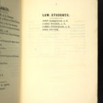1843 US School Catalogs, PA, LaFayette College, for John Farquhar