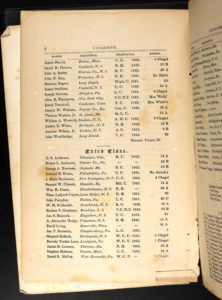 1844 US School Catalogs, NJ, Princeton Theological Seminary for John Farquhar