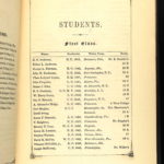 1845 US School Catalogs, NJ, Princeton Theological Seminary for John Farquhar