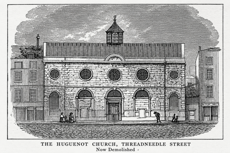 LeBlonds in the French Protestant Church at Threadneedle Street