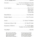 1986-06-08 Octorara HS Commencement Booklet, p2