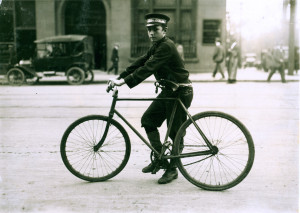 A typical Birmingham messenger. Birmingham, Alabama. Photograph by Lewis Wickes Hine, October 1914
