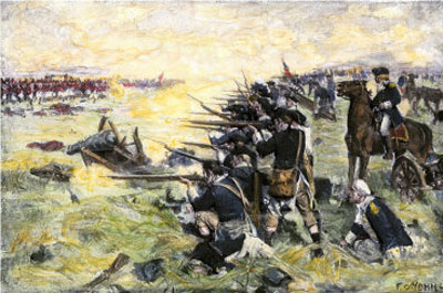 Americans Holding their Ground at the Battle of Brandywine