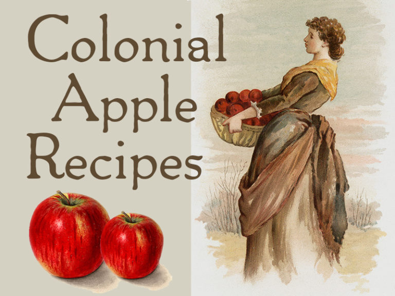 Colonial Apple Recipes