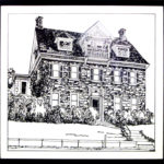 Drawing of Linn Street Home