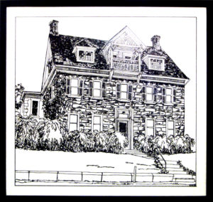 Drawing of Linn Street Home