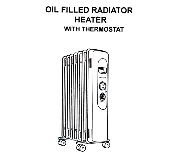 Duracraft Oil Filled Radiator Heater Owner's Manual Model CZ-600