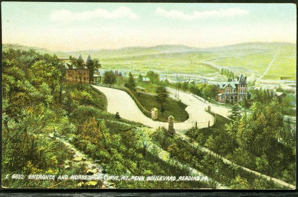 Entrance and Horseshoe Curve, Mt Penn, Reading, PA