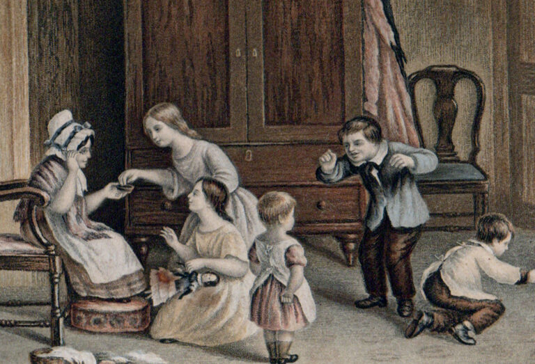 Grandmother’s Snuff Box, LeBlond Oval Print