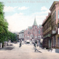 High Street from P.R.R. Depot, Bellefonte, Pa