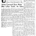 James Cammack Dunn Weds Miss Lillian Smith, The Delta Democrat Times, Wed Jun 28 1939 p3