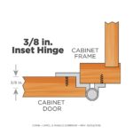 Liberty Self-Closing Inset Hinge Schematic