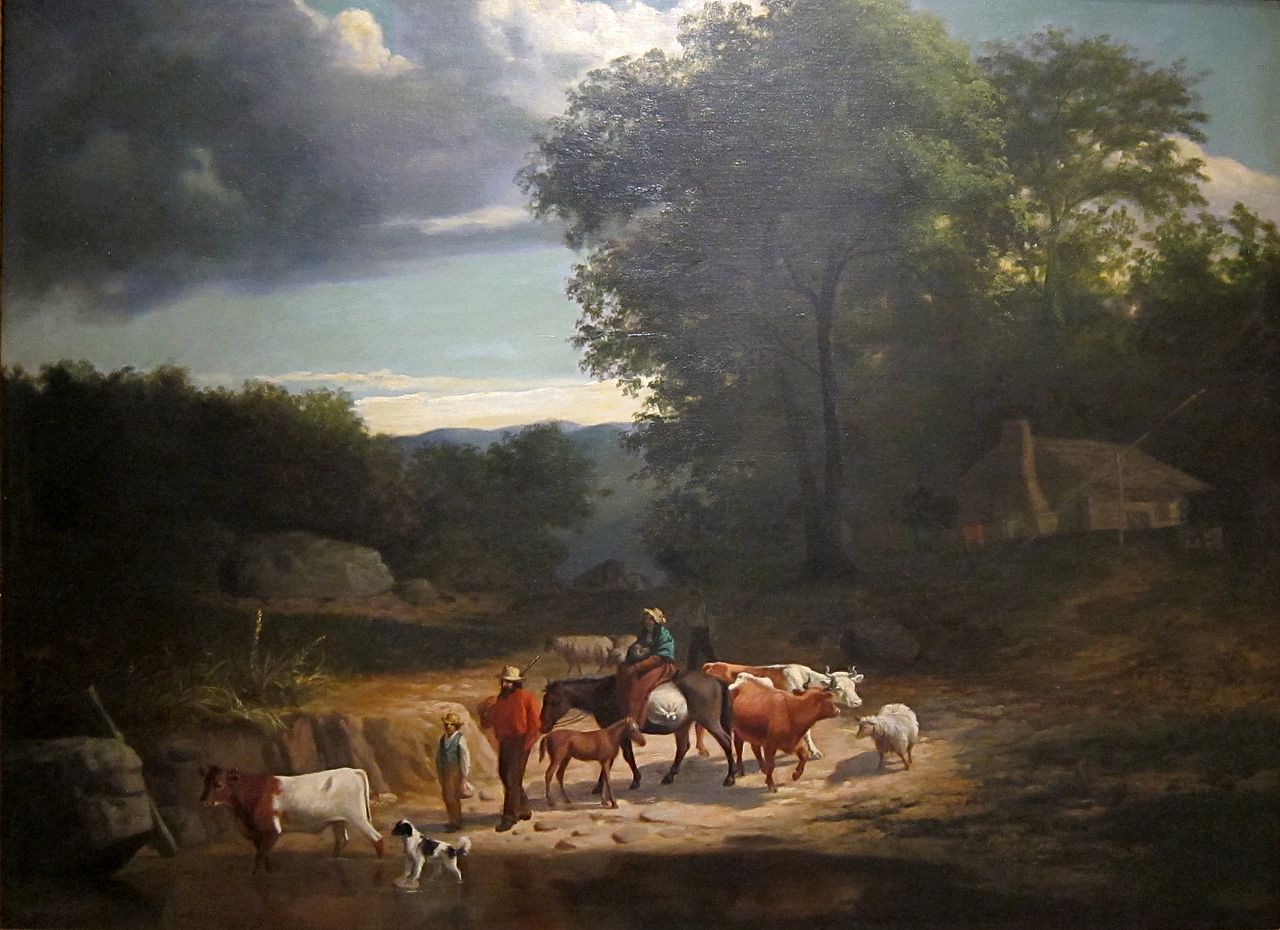 Moving Further Westward, ca. 1840, by James Henry Beard (1812-1893), Cincinnati Art Museum