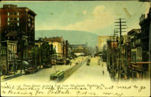 Penn Street Looking East from 5th Street, Reading, PA