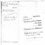 Pennsylvania, Land Warrants and Applications, 1733-1952, Northampton, 1786, Number 292, Frederick Boyer