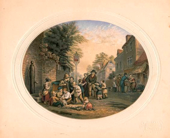 Please Remember The Grotto, LeBlond Oval Print