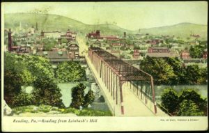 Reading from Leinbach's Hill, Reading, PA