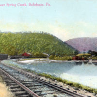 Scene Along Lower Spring Creek, Bellefonte, PA