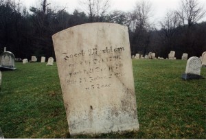 St Johns Union Cemetery April 2001 Jacob Mehrkam 1796-1870