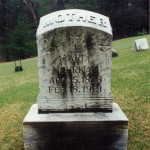 St Johns Union Cemetery April 2001 Maria Mehrkam 1828-1921