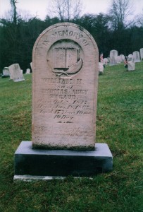 St Johns Union Cemetery April 2001 William H Straub son of Thomas and Abby