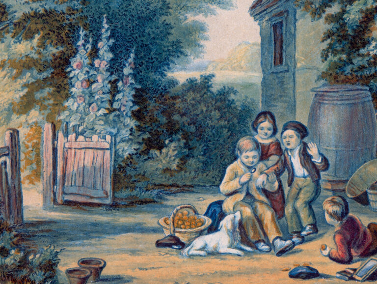 The Burning-Glass, LeBlond Oval Print