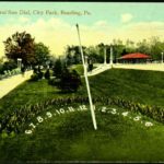 The Floral Sun Dial, City Park, Reading, PA