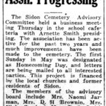 The Greenwood Commonwealth (Greenwood, MS) Fri Mar 30, 1956, p1 Sidon Cemetery Assn Progressing