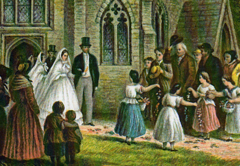 The Wedding Day, LeBlond Oval Print