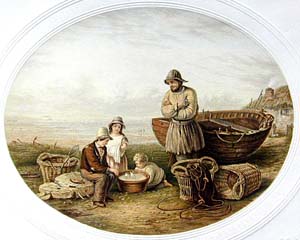 The Leisure Hour, LeBlond Oval Print